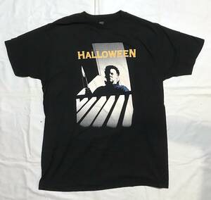Tシャツ【HALLOWEEN】ハロウィン(1978)/Size:L/ジョン・カーペンター/マイケル・マイヤーズ/スラッシャー/ホラー