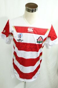 【新品・未使用】CANTERBURY カンタベリー RUGBY WORLD CUP JAPAN 2019 ラグビー 日本代表 ユニフォーム 応援グッズ M ■ET24D0114