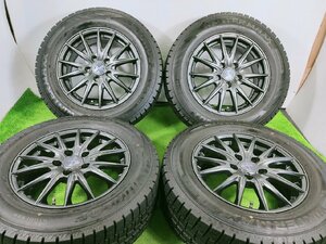 【ダンロップ WM02】215/65R16 2022年製　16x6.5J +47 5穴 PCD114.3 中古スタッドレス 4本【宮城発 送料無料】MYG-B12450