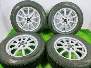 NANKANG ICE ACTIVA AW-1★195/65R15★15x6J +45 5穴 PCD100★中古タイヤホイールセット 4本 スタッドレス 【宮城発 送料無料】MYG-B12488