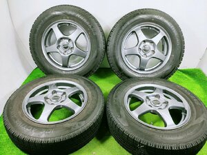 NANKANG ICE ACTIVA AW-1 175/80R15 15x5J +50 5穴 PCD114.3　中古スタッドレス 4本【宮城発 送料無料】MYG-B12503