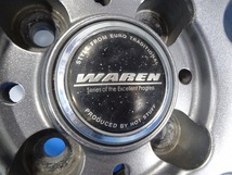 ◆WAREN◆15x5.5J +43 4穴 100 中古 アルミホイール 4本【福島発 送料無料】FUK-E14102★15インチ_画像7