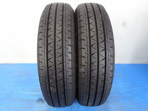 ヨコハマ BluEarth VAN RY55 165/80R14 91/90N LT 165R14 6PR★8.5分山 2023年 2本価格 ノーマル 【福島発 送料無料】FUK-E14191★夏