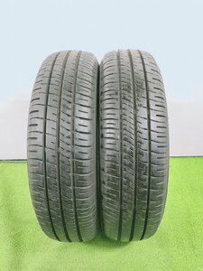 ダンロップ ENASAVE EC204★155/70R13 75S★8.5分山 2022年 2本 中古ノーマル【宮城発 送料無料】MYG-B12350