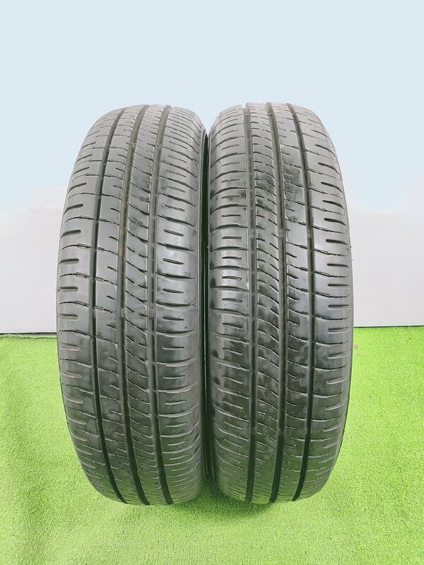 ダンロップ ENASAVE EC204★155/70R13 75S★8.5分山 2022年 2本 中古ノーマル【宮城発 送料無料】MYG-B12350