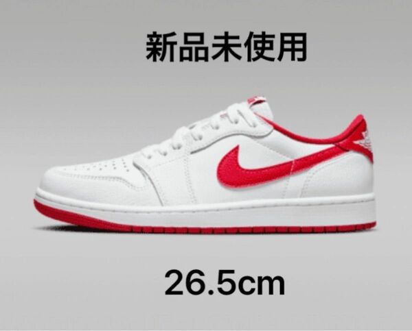 エア ジョーダン 1 LOW OG "White/Red" 