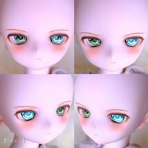 ☆送料無料☆【Cube。】No.502 VOLKS DDH-01 セミホワイト肌 カスタムヘッド+レジンアイ_画像10