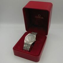 OMEGA　SEAMASTER　1420　不動.動作未確認クォーツ腕時計　裏ブタ文字数字彫り込み有　部品どりなどにお安くどうぞ_画像1