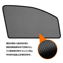 ノア ヴォクシー 70系 メッシュカーテン サンシェード 4枚セット 網戸 遮光 NOAH VOXY 70 ネット 車中泊 断熱 日よけ 日除け カーテン Y687_画像2