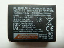 フジフィルム デジカメ用純正バッテリー・Fujifilm NP-W126S・中古良品_画像1