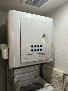 [ pickup limitation ] Toshiba dryer . washing machine . exclusive use stand. set 6 kilo 