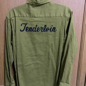 テンダーロイン ボーリングシャツ ワークシャツ TENDERLOIN カーキ 長袖 Ｓサイズの画像2