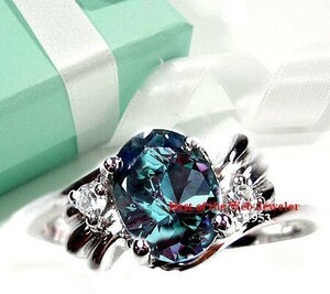 [ light according to color . changes mystery . gem ] / 1.70ct / alexandrite * color ...!!/ original ring - BOX attaching!