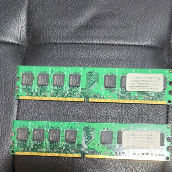 DDR2 PC2-800 1GB × 2 = 2GB デスクトップ用メモリ
