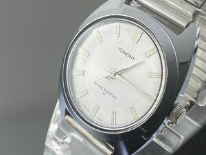 [M002]1円～☆メンズ腕時計 手巻 セイコーSEIKO TOMONY トモニー5000-7010動作品