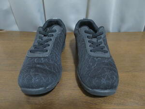  Mizuno light weight walking shoes FS900 black / pattern / mesh flexible race 