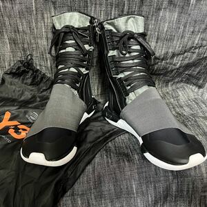  обычная цена 59400 иен yohji yamamoto Y-3 спортивные туфли 26.0 чёрный 