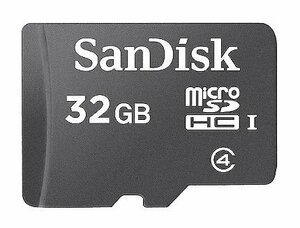送料無料 SanDisk マイクロSD 32GB SDSDQM-032G-B35