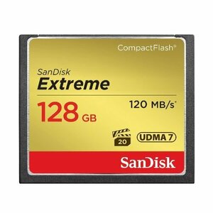 SanDisk (サンディスク) 128GB Extreme コンパクトフラッシュカード SDCFXSB-128G-G46 ［海外パッケージ］