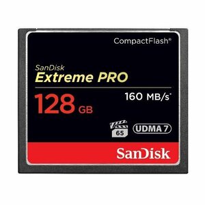 SanDisk Extreme PRO コンパクトフラッシュ 128GB 160MB/s 1067倍速 SDCFXPS-128G-X46