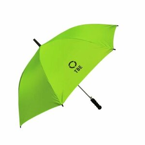 送料無料 TOBIEMON 傘 ジャンプ式 軽量/丈夫/晴雨兼用 周りを濡らさない便利な袋付き グリーン