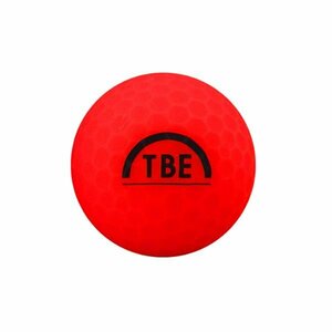 送料無料 TOBIEMON ゴルフボール カラーボール 公認球 1ダース(12球) 蛍光マットレッド