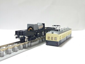 M付 N化済 モハ4255 上田丸子電鉄 トミーテック TOMYTEC 鉄道コレクション 鉄コレ 第1弾 鶴見臨港鉄道 モハ100形 品番 002 動力動作OK