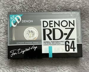 ◎未使用 DENON デノン RD-Z 64 Normal Position ノーマルポジション TYPEⅠ カセット カセットテープ RD-Z64 FOR MUSIC RECORDING ☆