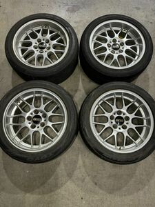 BBS アルミホイール超希少8.5J×17 RG748 15 FORGED VIA690KG 3902 5穴　235/45R17 TOYOタイヤ　4本セット