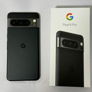 【新品同様】Google Pixel 8 pro 256GB SIMフリー ピクセル Obsidian