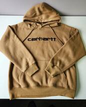 ■　カーハート　パーカー　ベージュ　サイズＬ　carhartt　フーディー　■_画像1