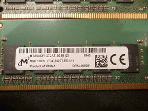 ★ DELL純正 DDR4-19200 PC4-2400T-ED1-11 ECC Unbuffered 8GB×2枚 16GB ★