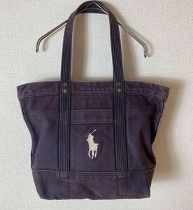 POLO RALPH LAUREN メンズ　トートバッグ　ネイビー