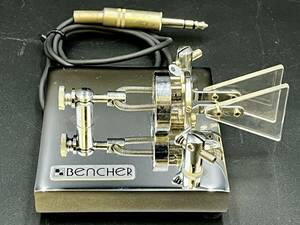 Bencher железный Bick лопасть JA-2 Хромированный металлизированный IAMBIC PADDLE CHPOME венчурный электро- ключ хромированный радиолюбительская связь 