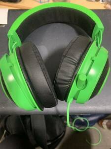 RAZER Ray The -KRAKEN кулер талон ge-ming headset проводной наушники б/у товар 