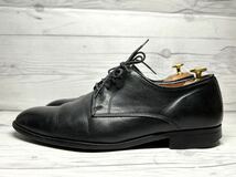 【即決】REGAL 24.5cm リーガル メンズ ブラック 黒 プレーントゥ 人気 革靴 レザー くつ ビジネスシューズ_画像3