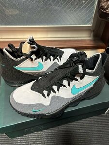 1円スタート 2018年製 新品未使用 NIKE LEBRON XVI 16 LOW AC JADE US8.5 26.5cm dunk sb AF1 jordan fragment atmos kobe