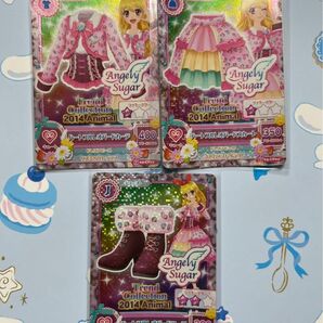 アイカツカード ハートフルレオパードコーデ3枚 星宮いちご