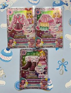 アイカツカード ハートフルレオパードコーデ3枚 星宮いちご