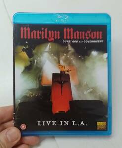 [ foreign record Blue-ray ] MARILYN MANSON GUNS, GOD AND GOVERNMENT - LIVE IN L A б [BD25] 1 sheets 