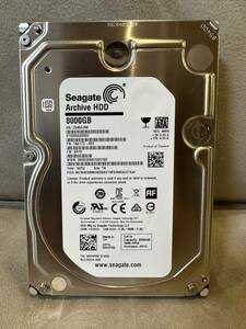 ■Seagate / シーゲート S-ATA HDD 8TB ST8000AS0002① 【検品済み/使用321時間43回】