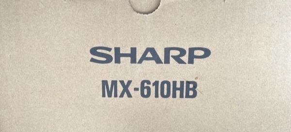 即決　純正 SHARP シャープ MX-610HB 廃トナーボックス MX 送料無料