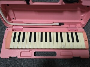 YAMAHA ヤマハ ピアニカ 鍵盤ハーモニカ P-32DP 桃色 ピンク 学校指定 幼稚園 小学校 