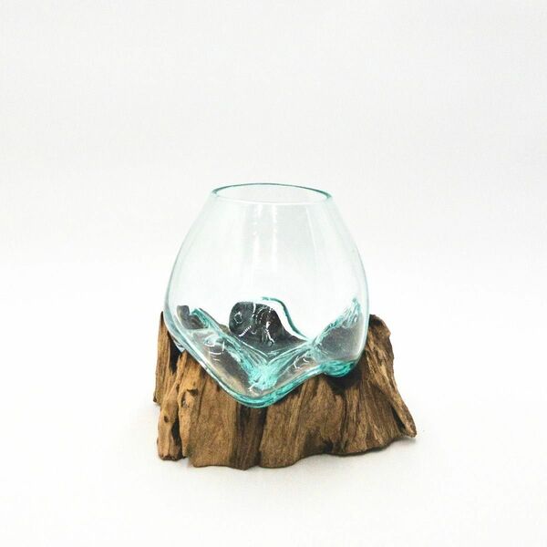 バリグラス 流木ガラス (L) 花瓶 インテリア アクアリウム GL2