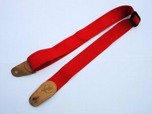 VALLEY ARTS GUITAR guitar strap cloth made red 47.4mm width 