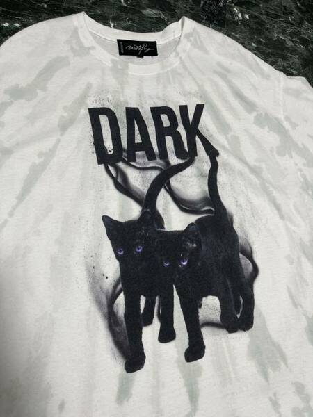 MILK BOY Tシャツ ミルクボーイ DARK CAT 猫　タイダイ