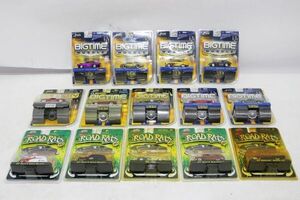 D408H 069 JadaTOYs BIGTIME MUSCLE ROAD RAts 1/64 minicar together total 14 piece set long-term keeping goods present condition goods 