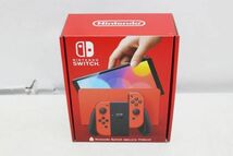 D623H 049 Nintendo Switch ニンテンドースイッチ 有機ELモデル マリオレッド 動作確認済 中古品②_画像1