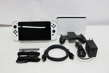 D625H 049 Nintendo Switch ニンテンドースイッチ 有機ELモデル ホワイト 動作確認済 中古品②_画像3