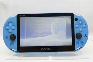 D666H 035 SONY PSVITA PCH-2000 アクアブルー 本体のみ 現状品 ジャンク